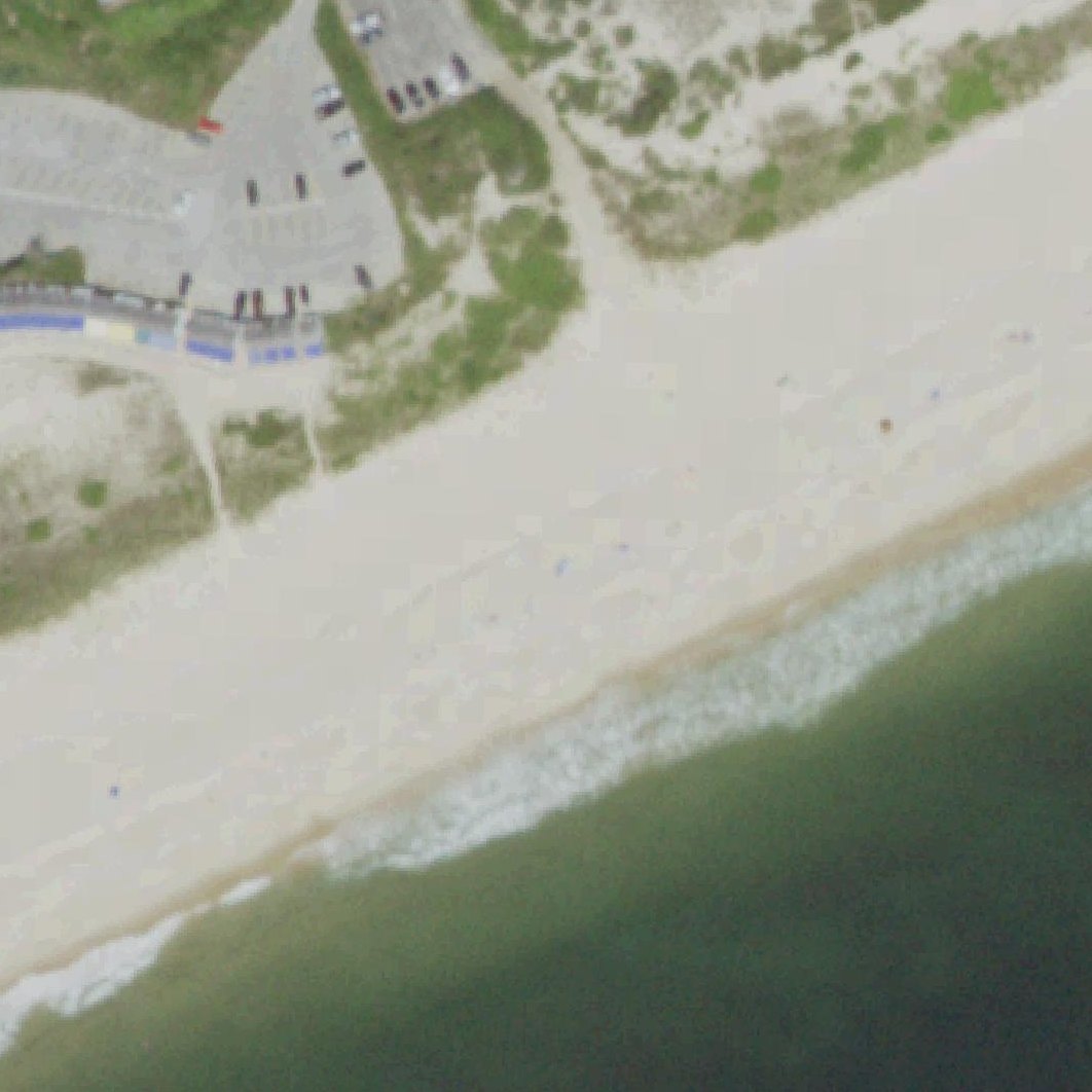 Aerial map of Egypt Beach