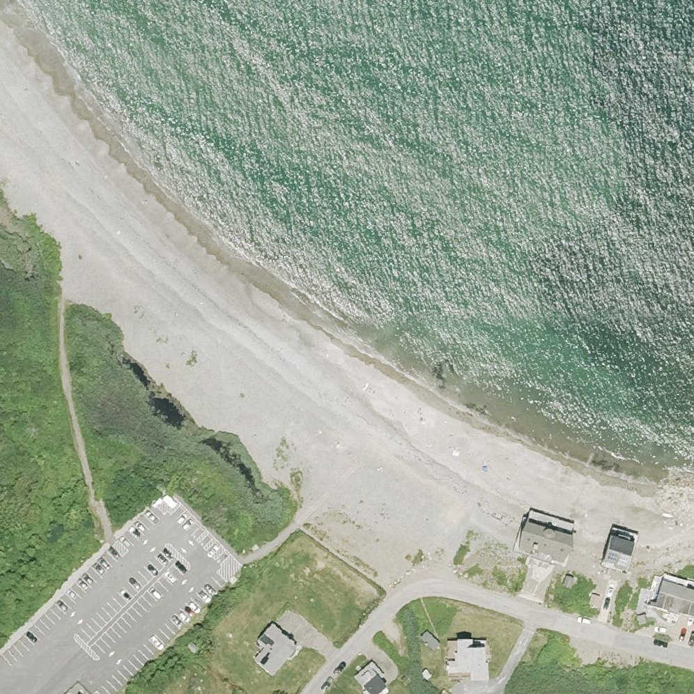Aerial map of Egypt Beach