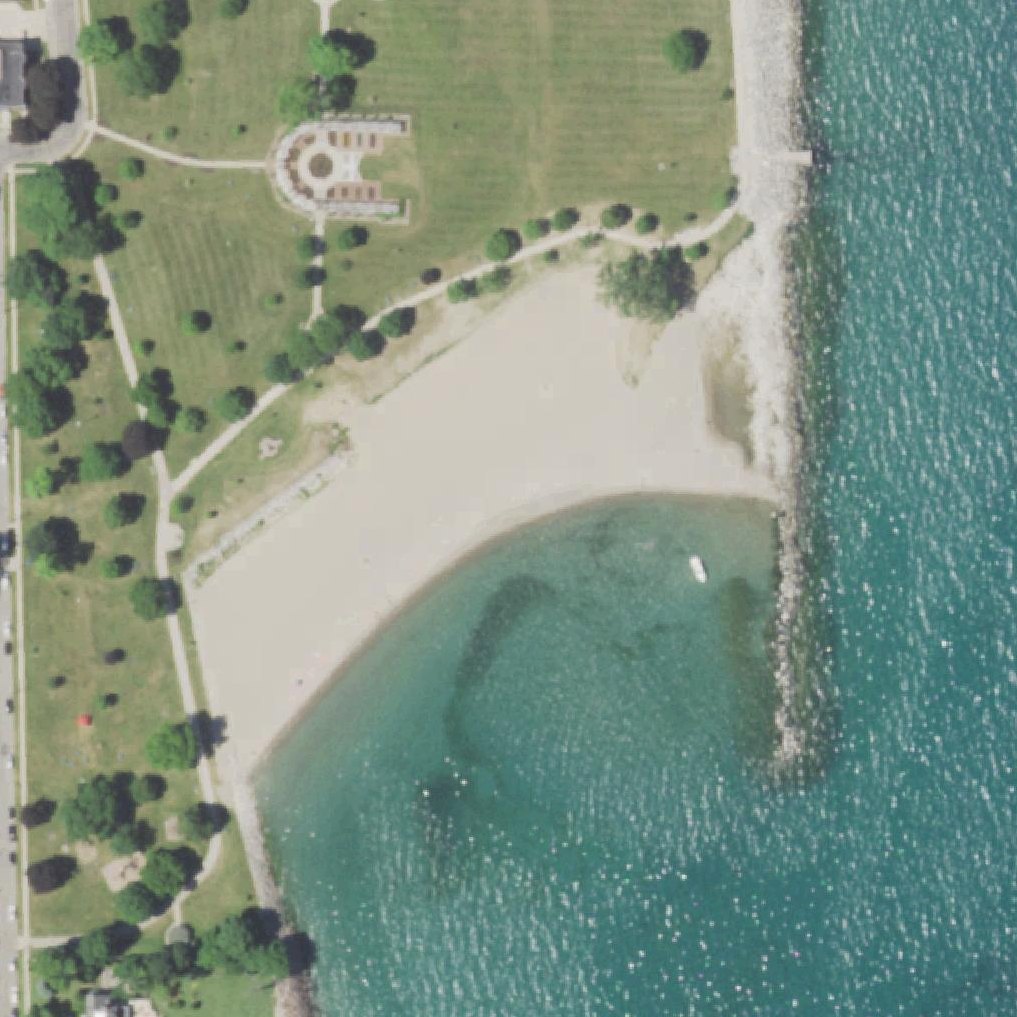 Aerial map of Eichelman Beach