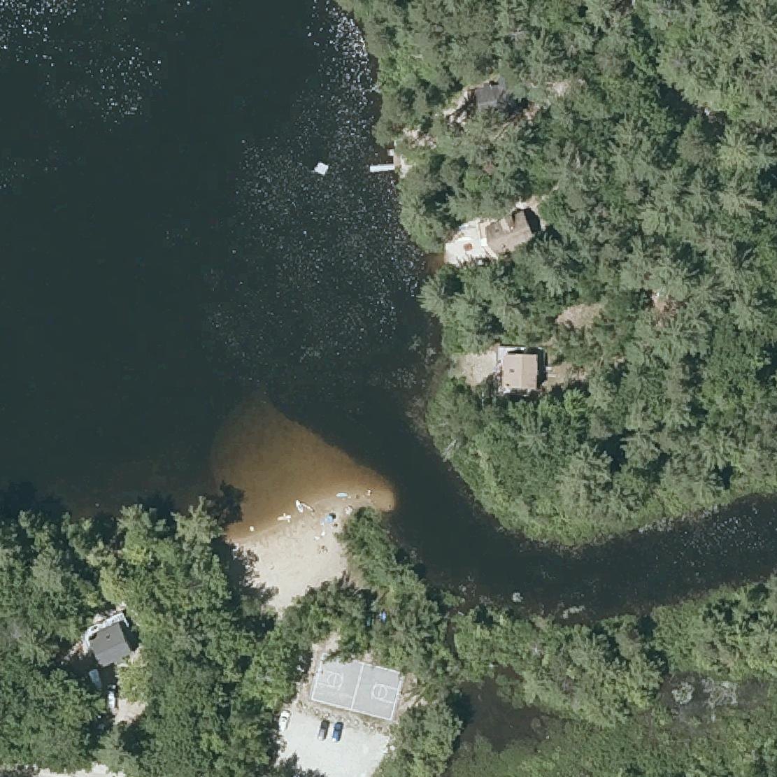 Aerial map of Eidelweiss Beach
