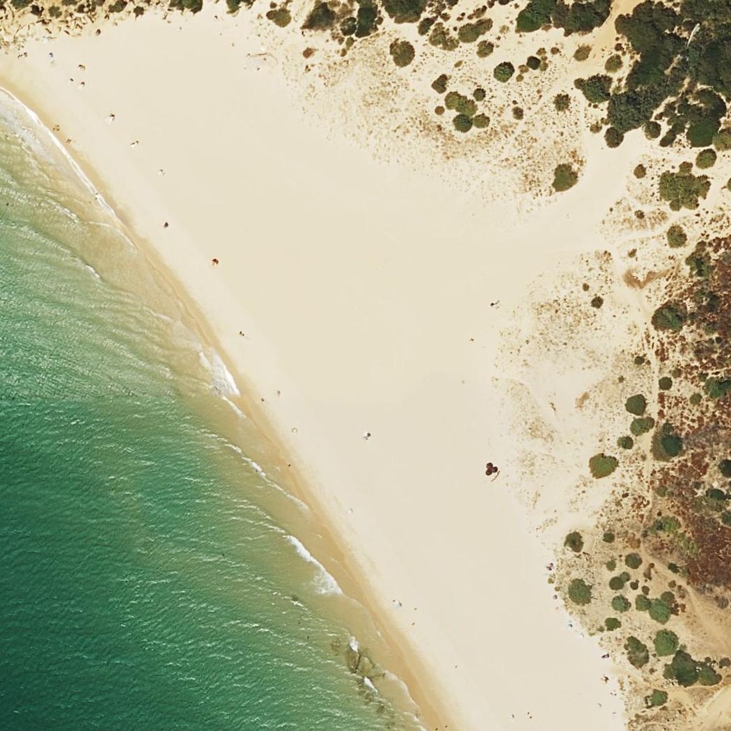 Aerial map of El Cañuelo Beach