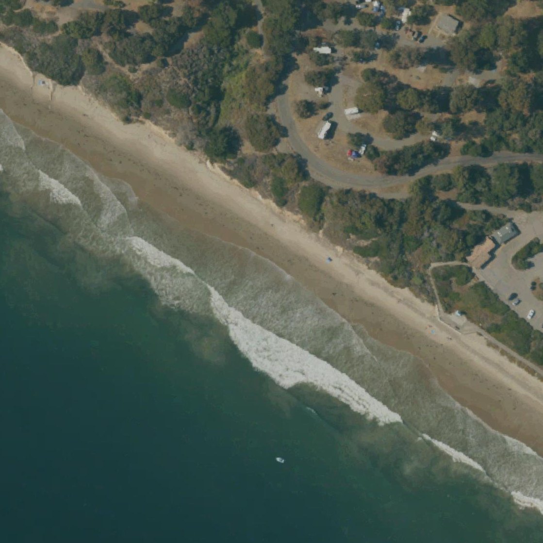 Aerial map of El Capitan Beach