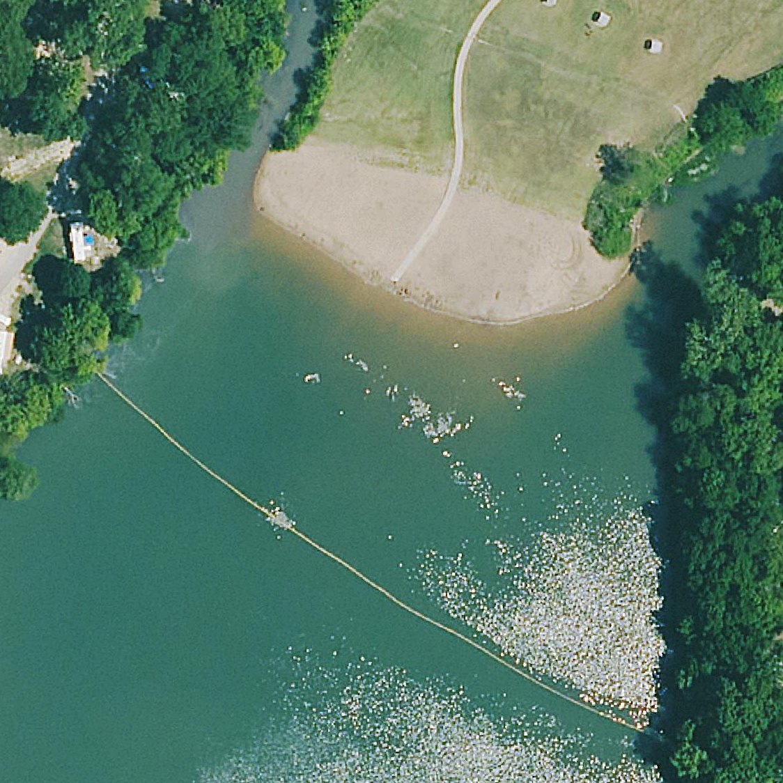 Aerial map of El Dorado Swim Beach