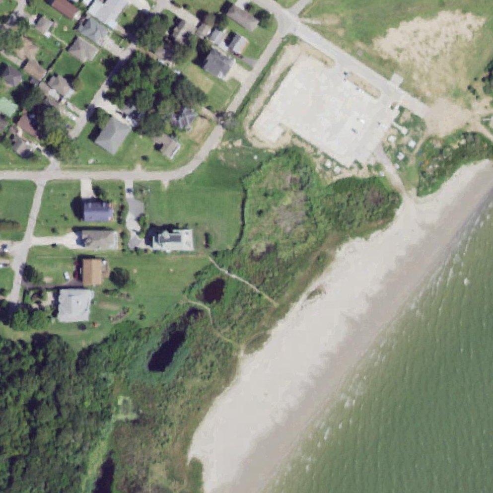 Aerial map of El Jardin Beach
