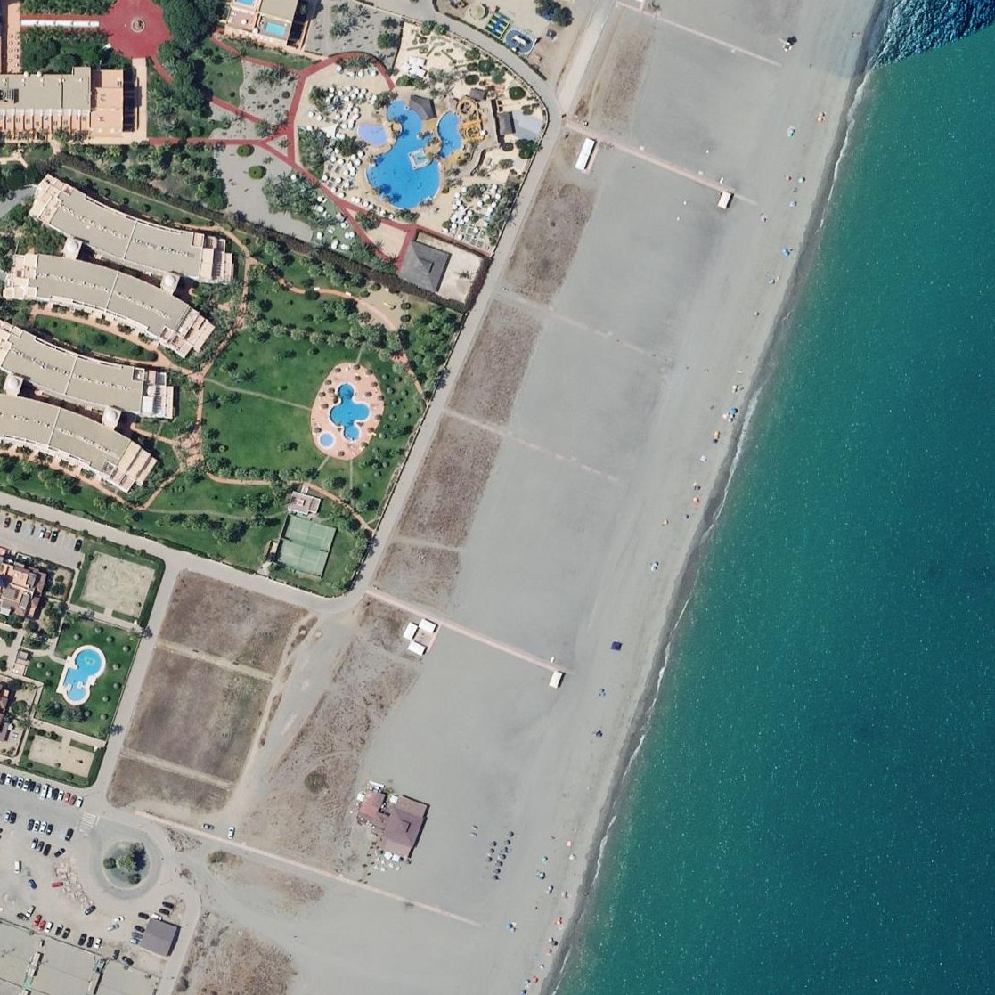 Aerial map of El Playazo
