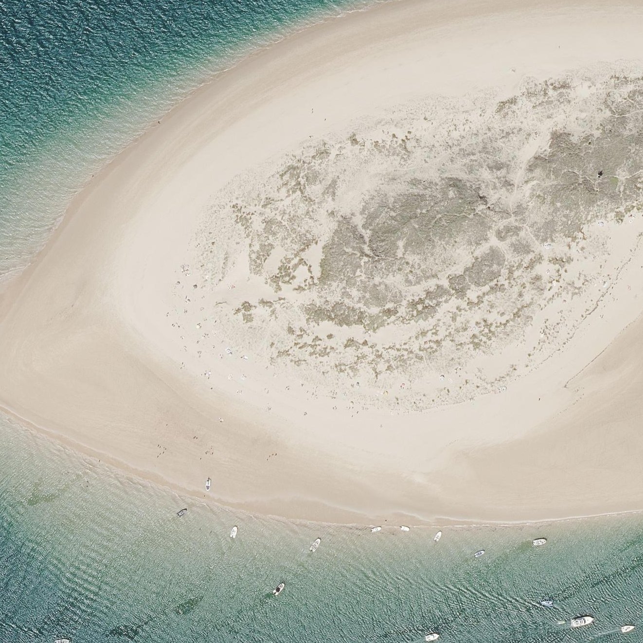 Aerial map of El Puntal Beach