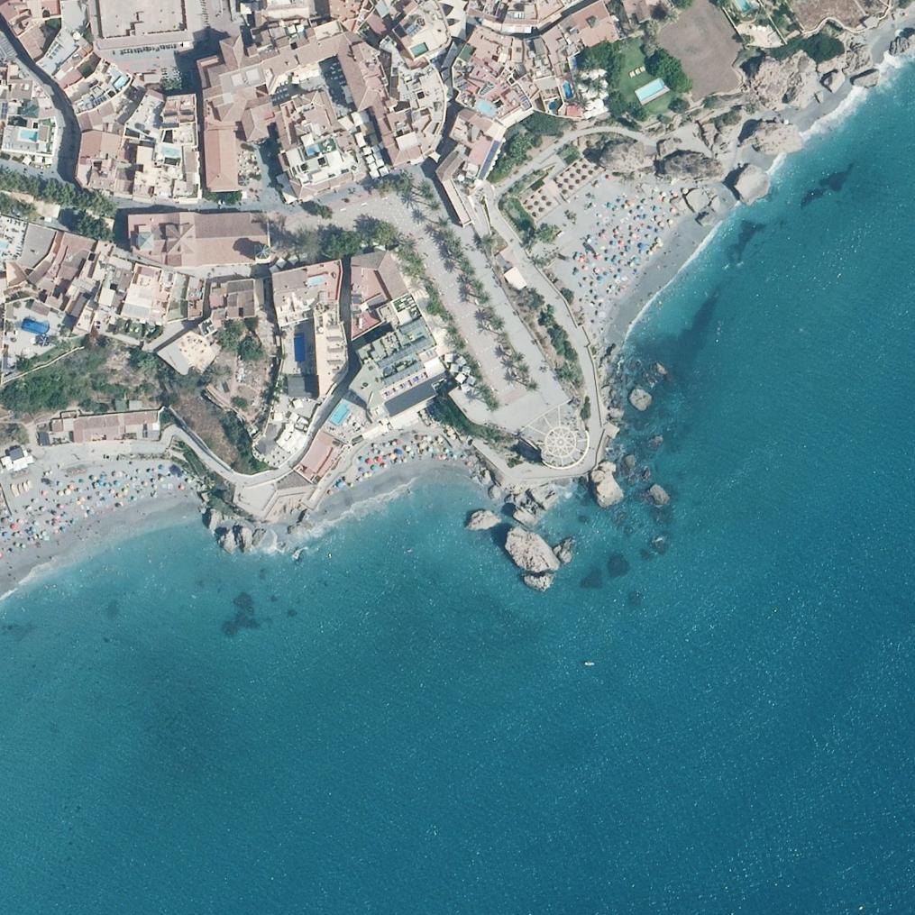 Aerial map of El Salón beach