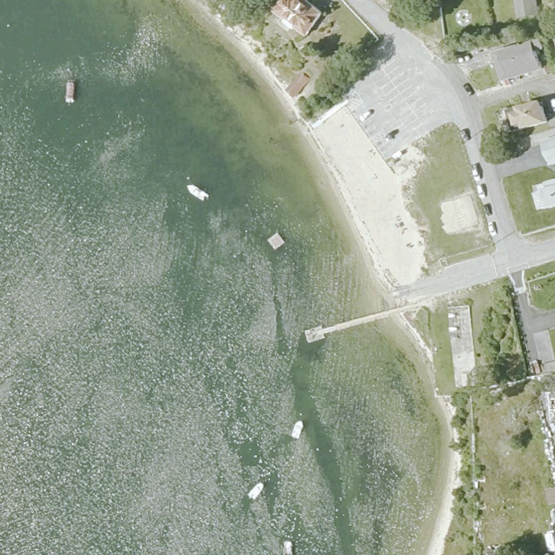 Aerial map of Electric Avenue Beach