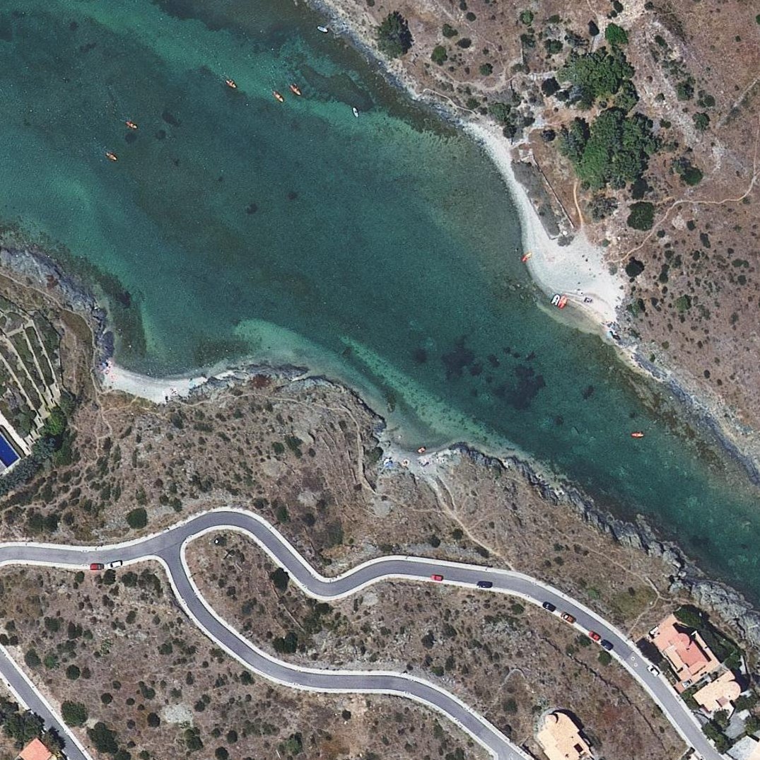 Aerial map of Elisa Beach