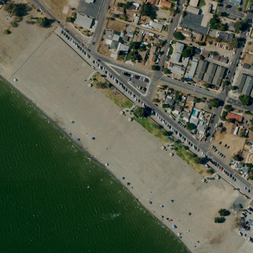 Aerial map of Elm Grove Beach
