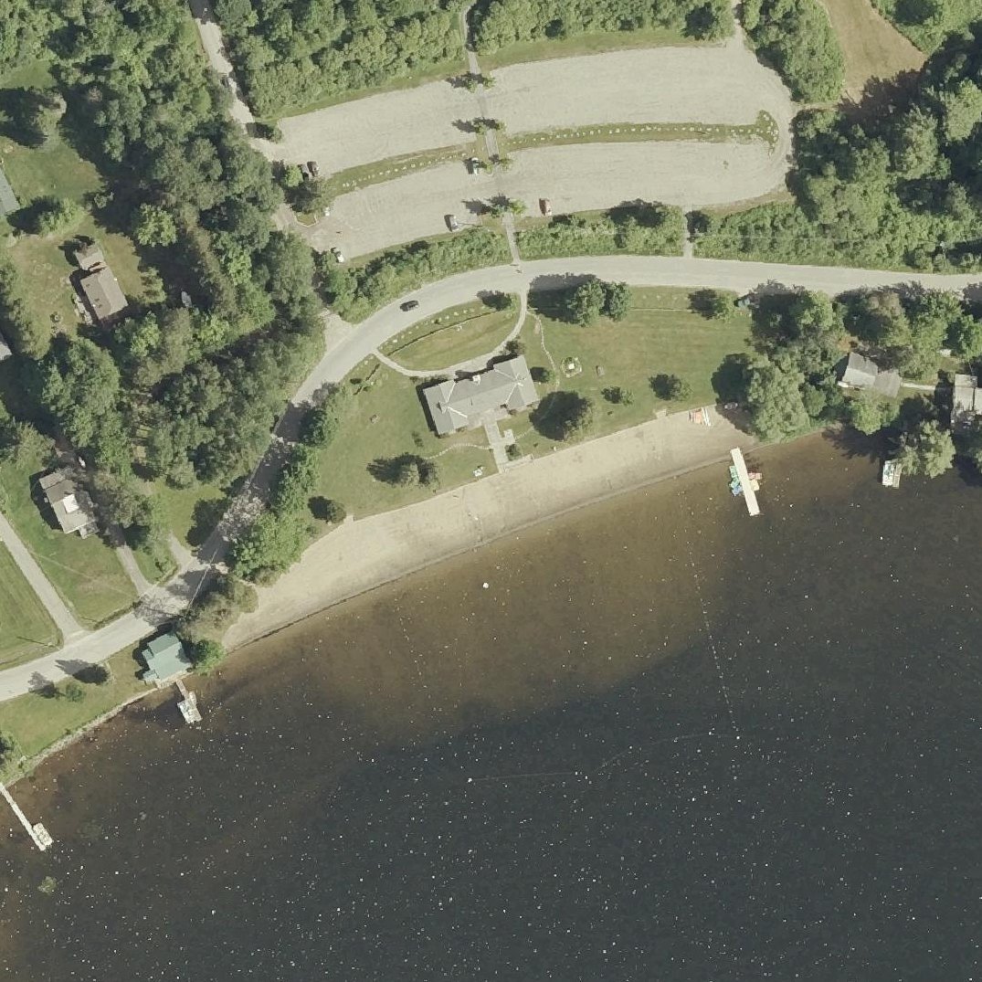 Aerial map of Elmore State Park Day Use Beach