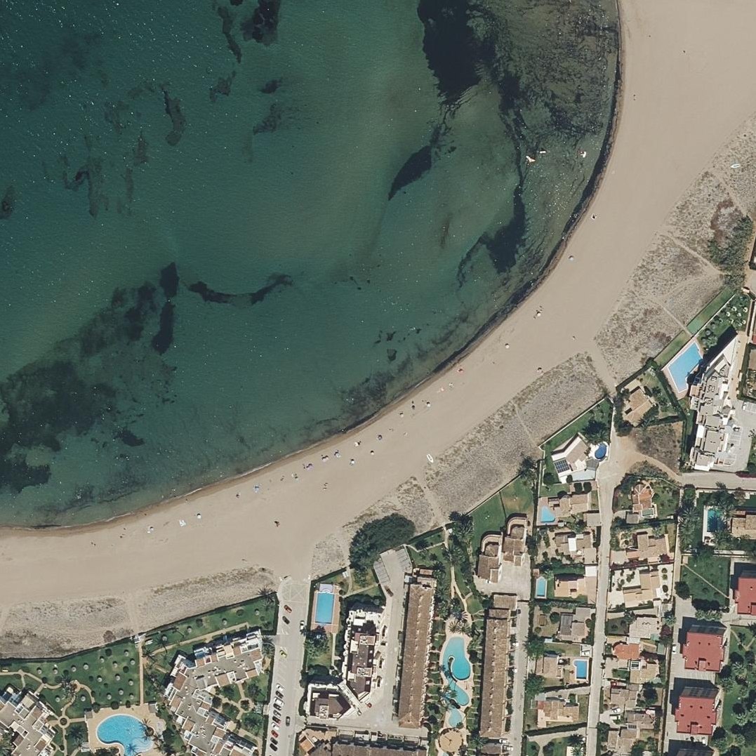 Aerial map of Els Molins