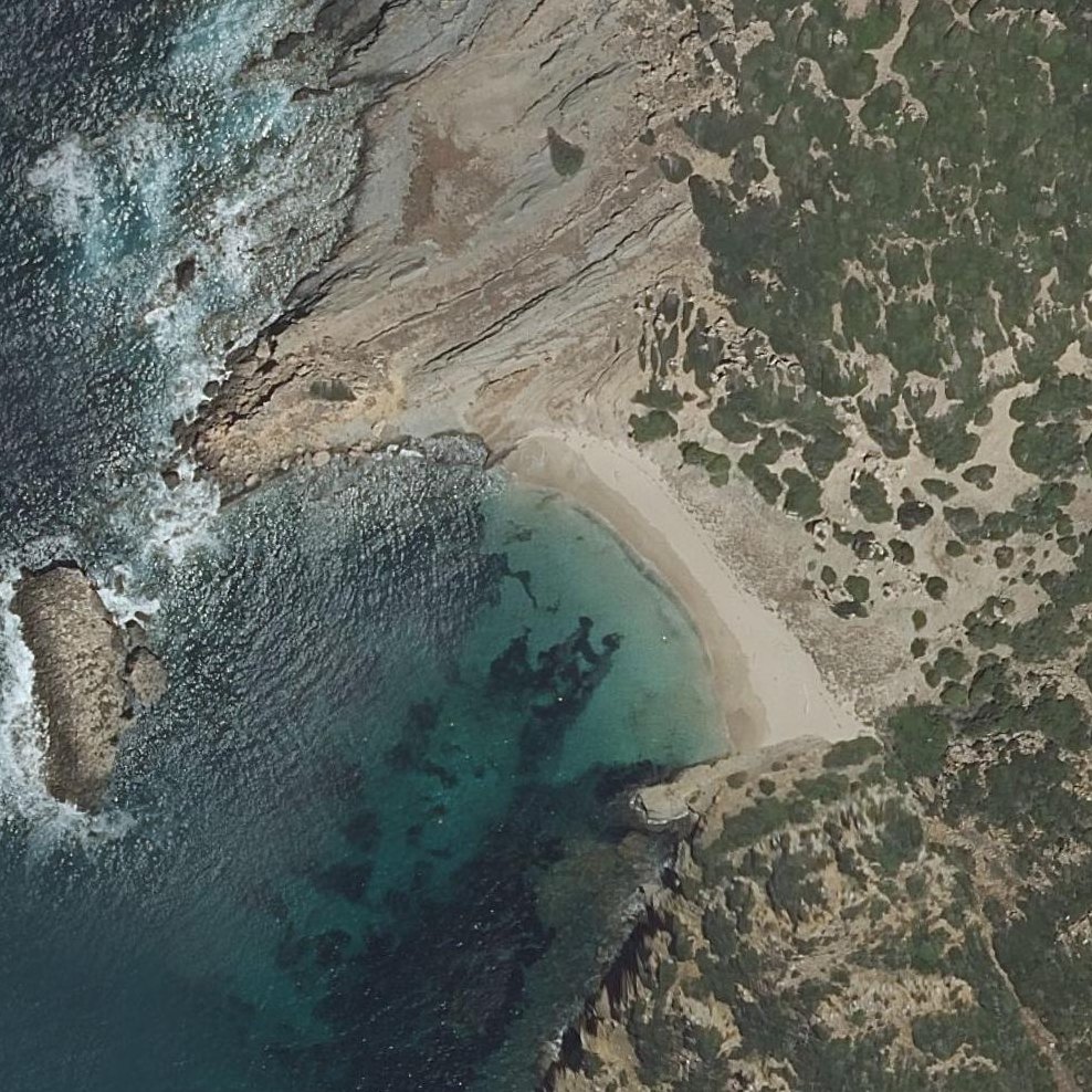Aerial map of Els Tamarells