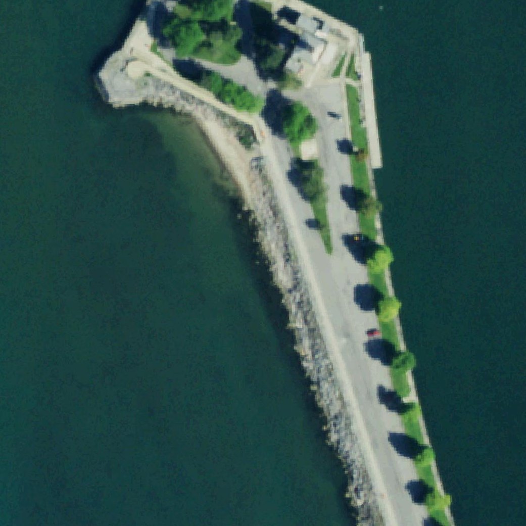 Aerial map of Emerald Beach
