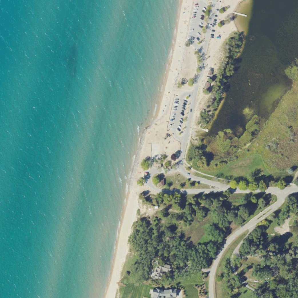 Aerial map of Empire Beach