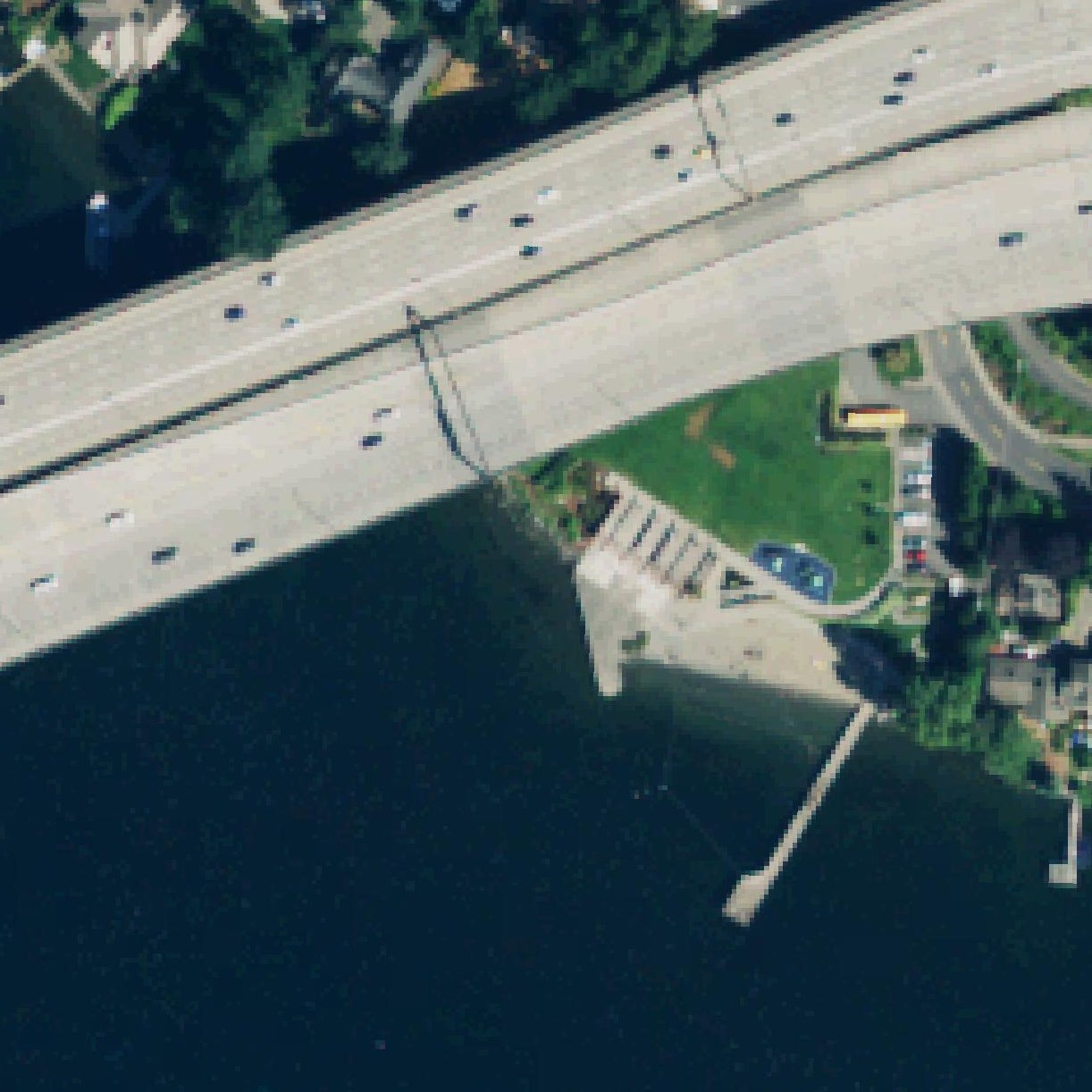 Aerial map of Enatai Beach Park