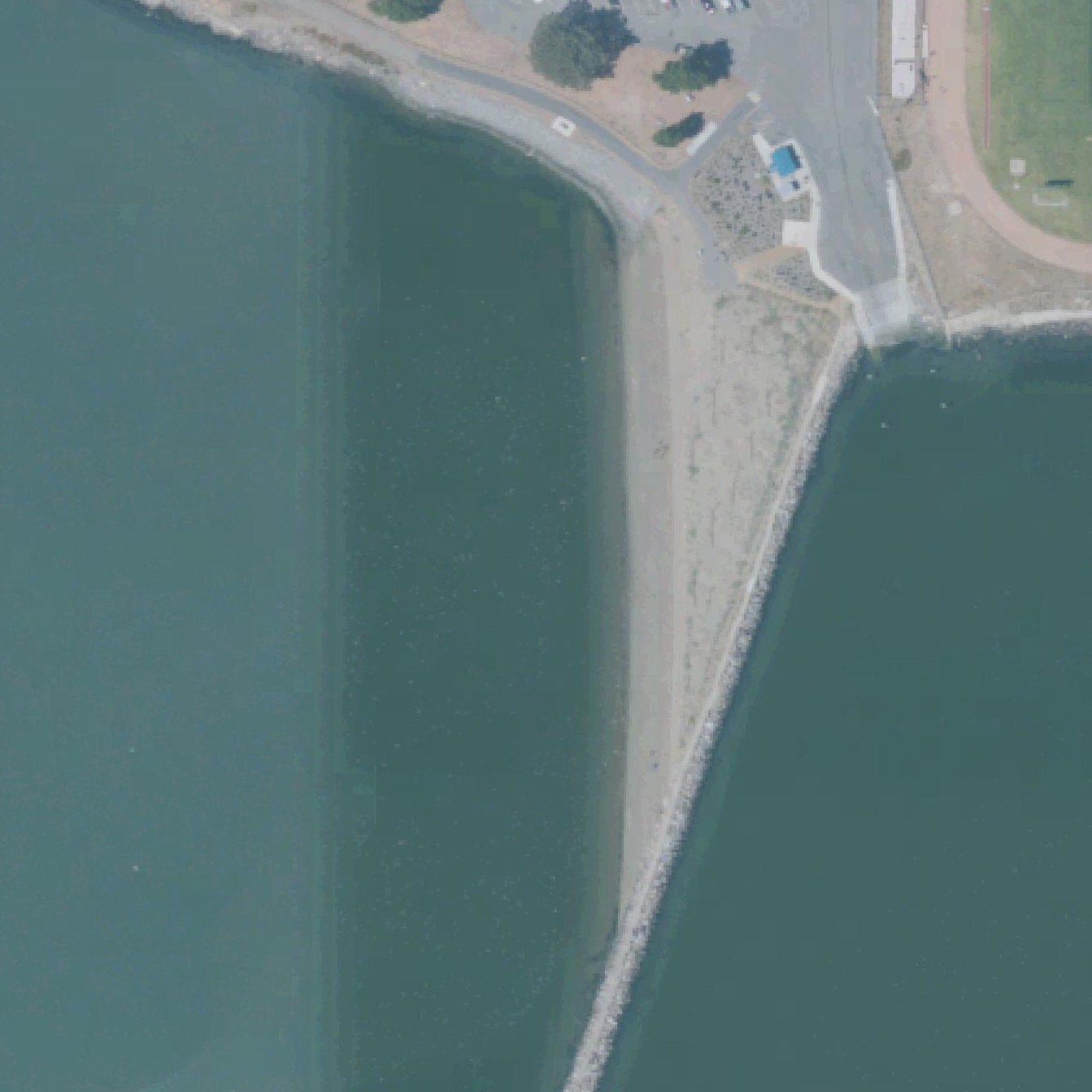 Aerial map of Encinal Beach
