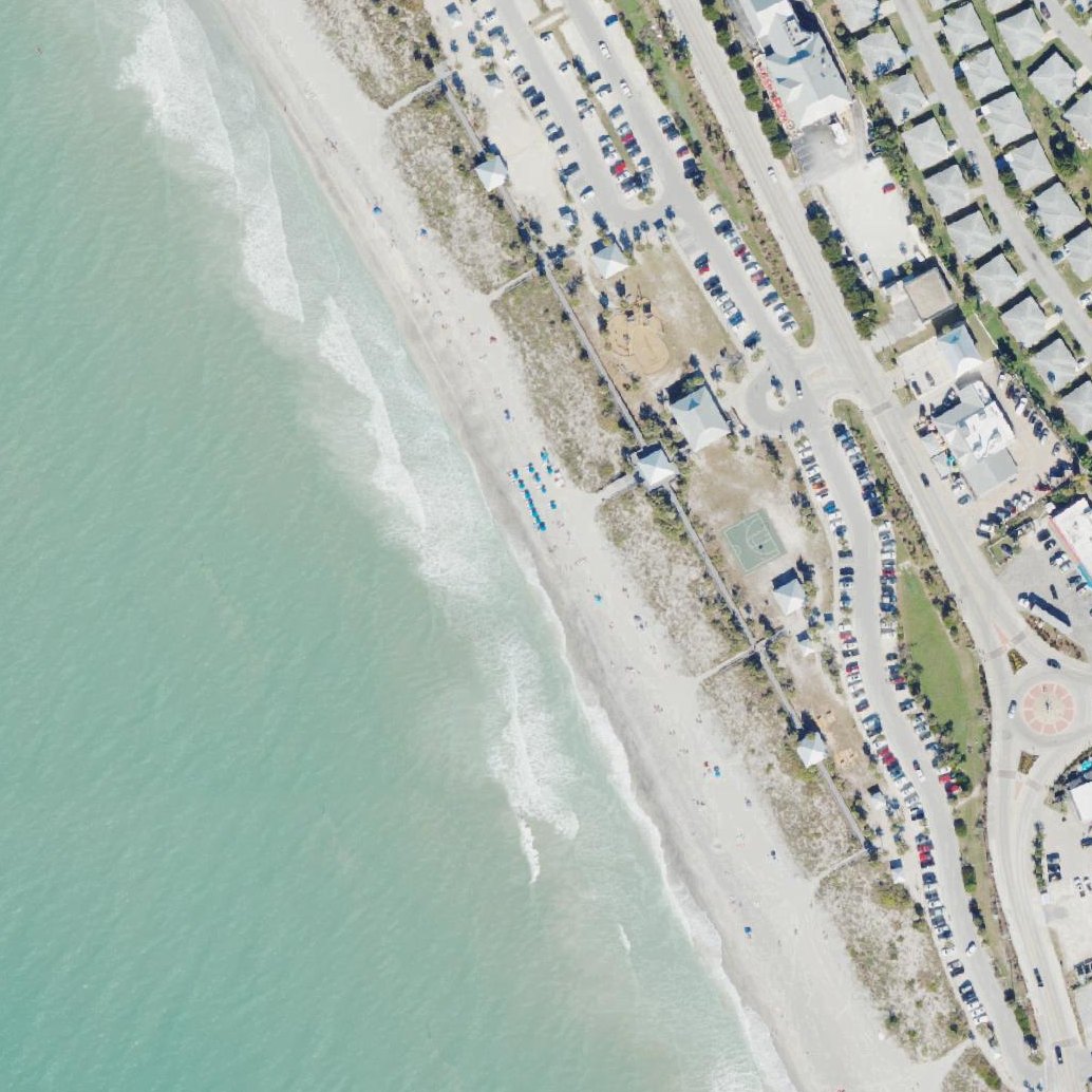 Aerial map of Englewood Beach