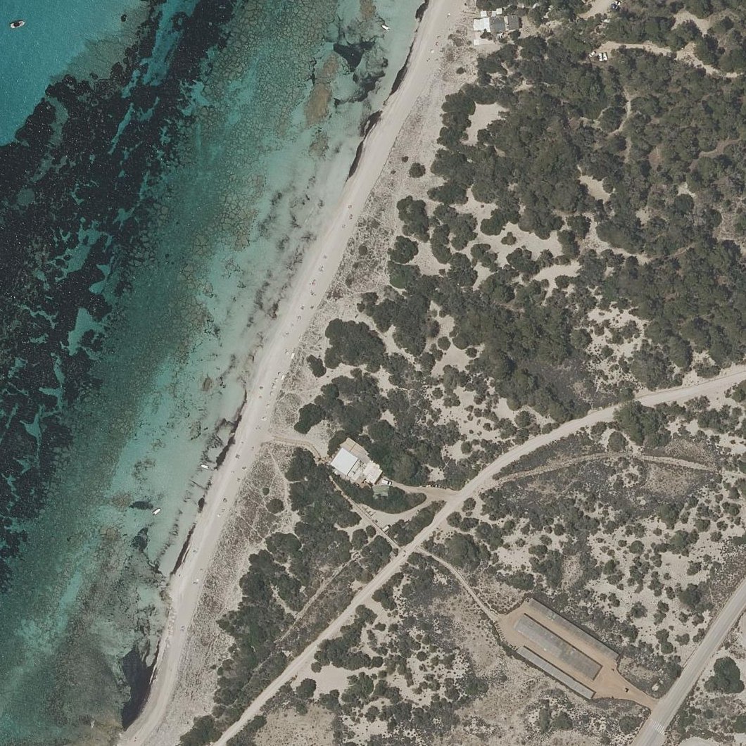 Aerial map of Es Cavall d'En Borràs