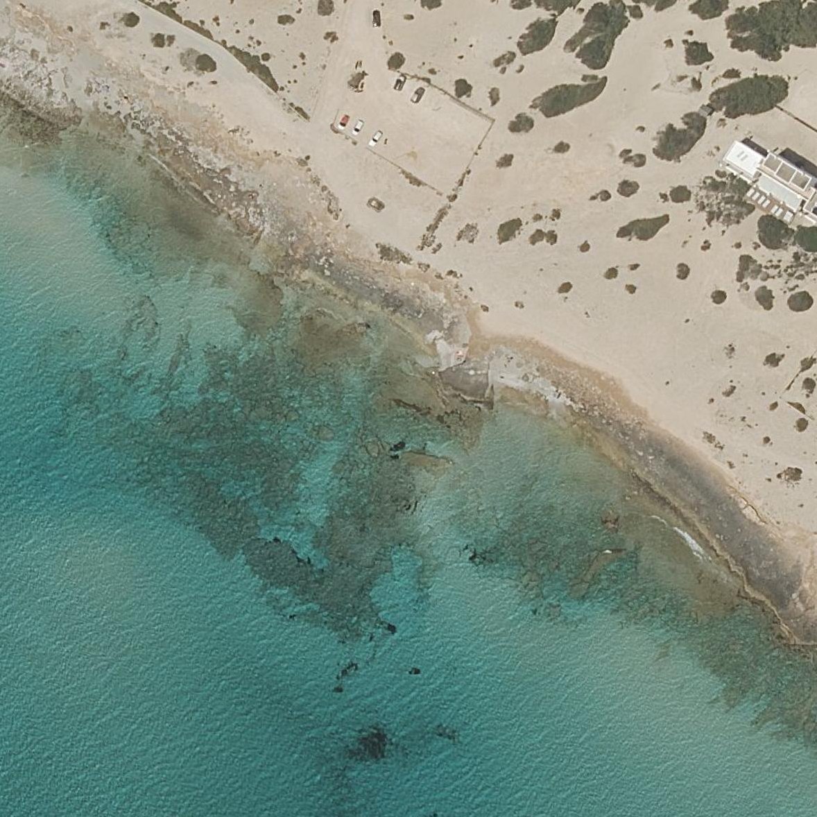 Aerial map of Es Códol Foradat