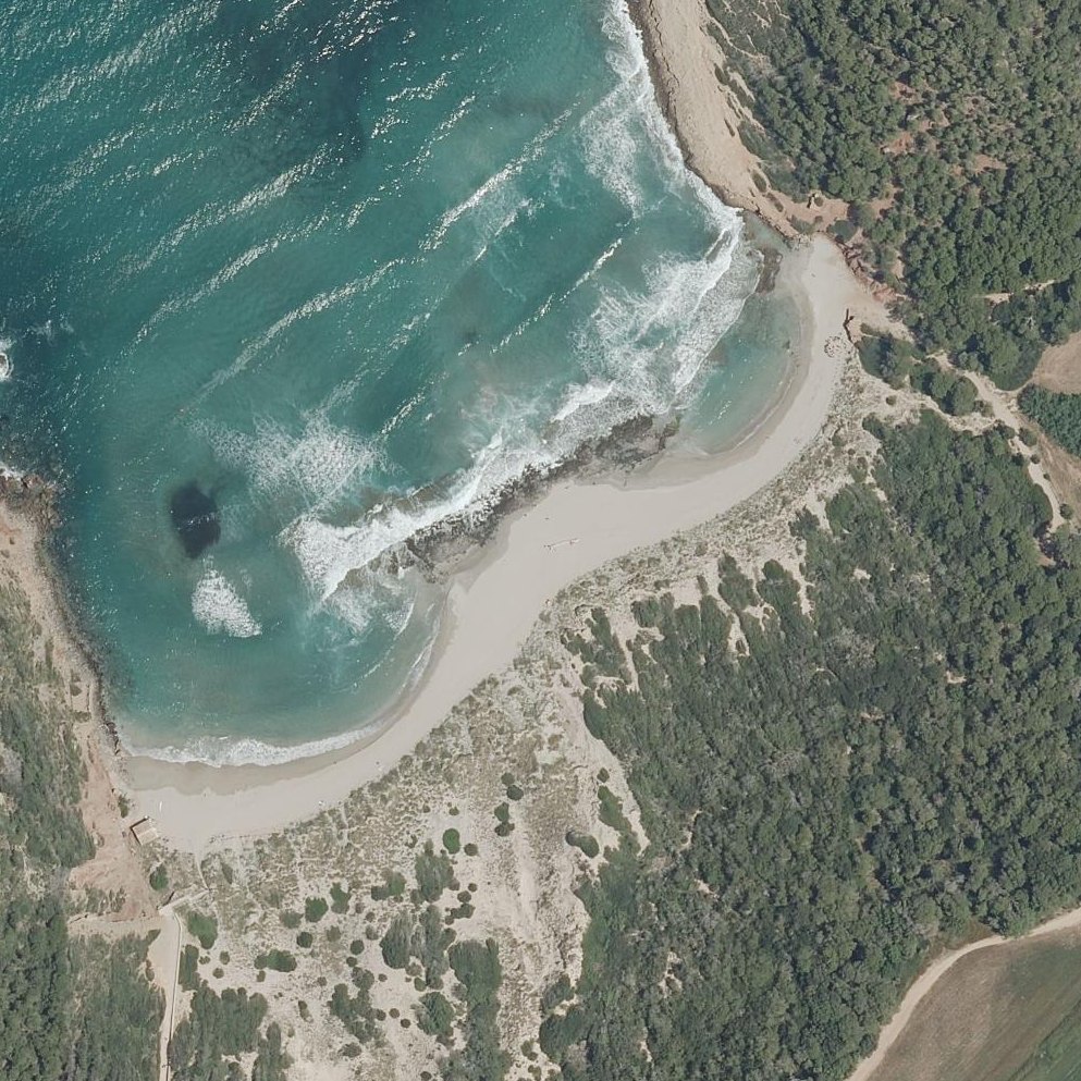 Aerial map of Es Tancats - Algaiarens