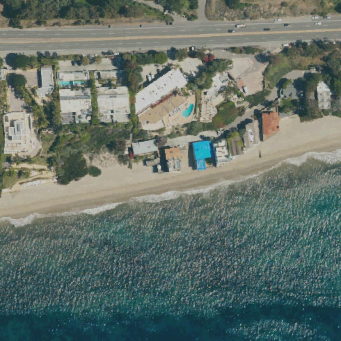 Aerial map of Escondido Beach Access (Cliffside)