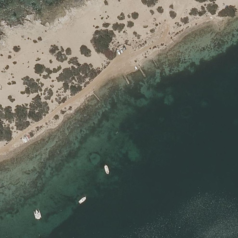 Aerial map of Estany des Peix