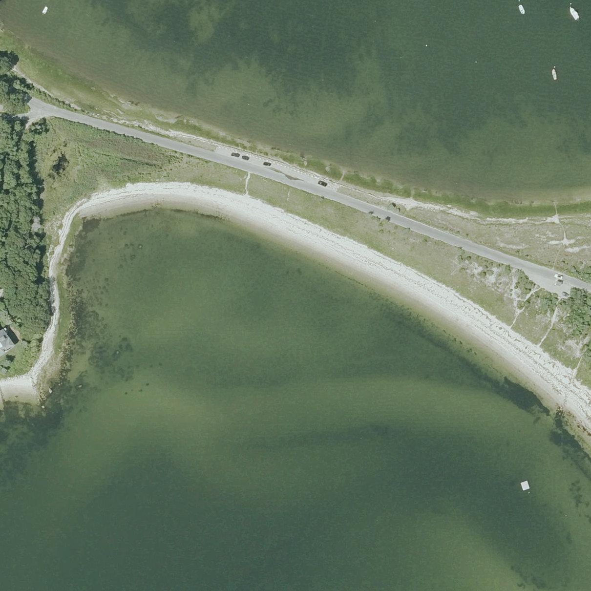 Aerial map of Eustis Beach