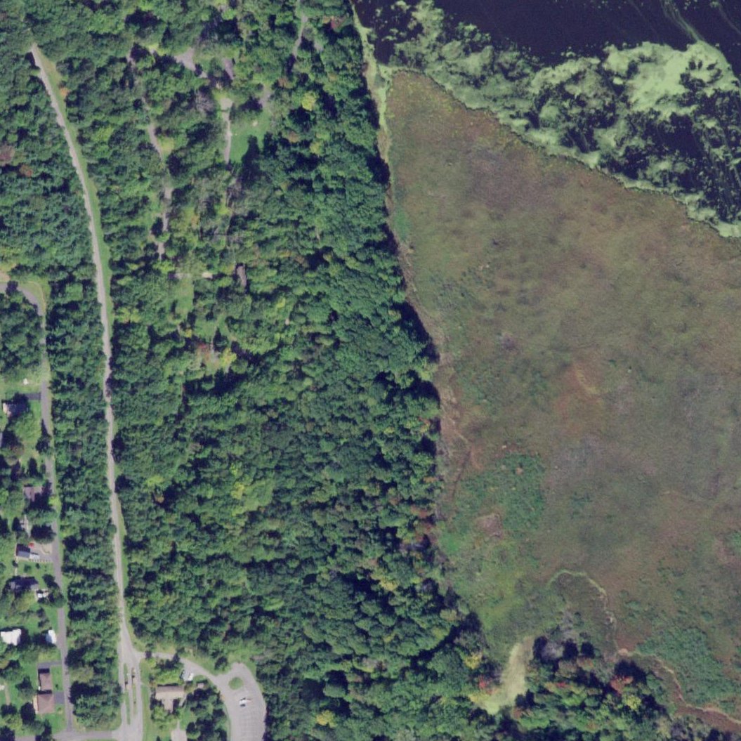 Aerial map of Fair Haven Beach State Park