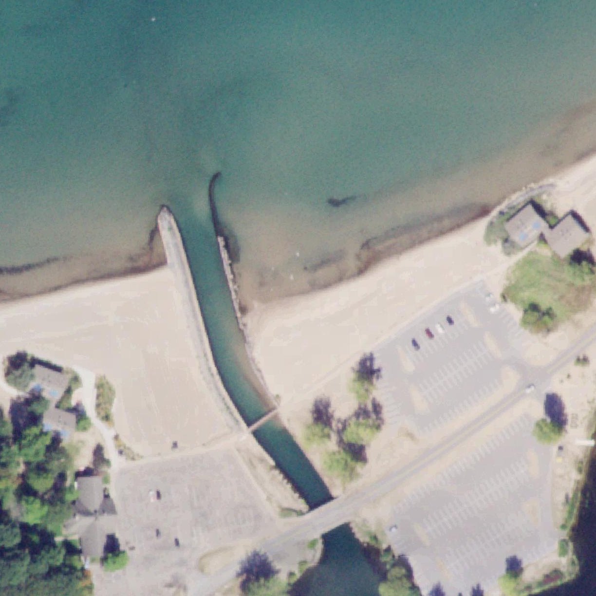 Aerial map of Fair Haven Beach