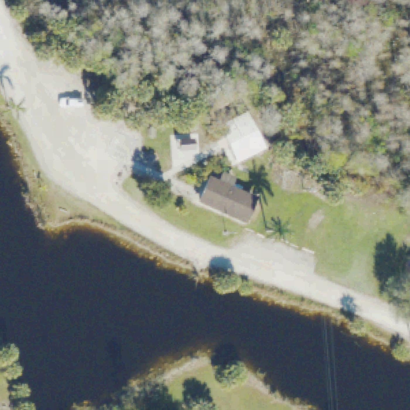 Aerial map of Fakahatchee Strand Preserve Park Office/Ranger Station