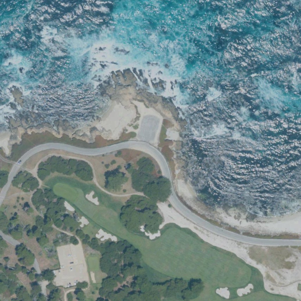 Aerial map of Fanshell Beach outlook