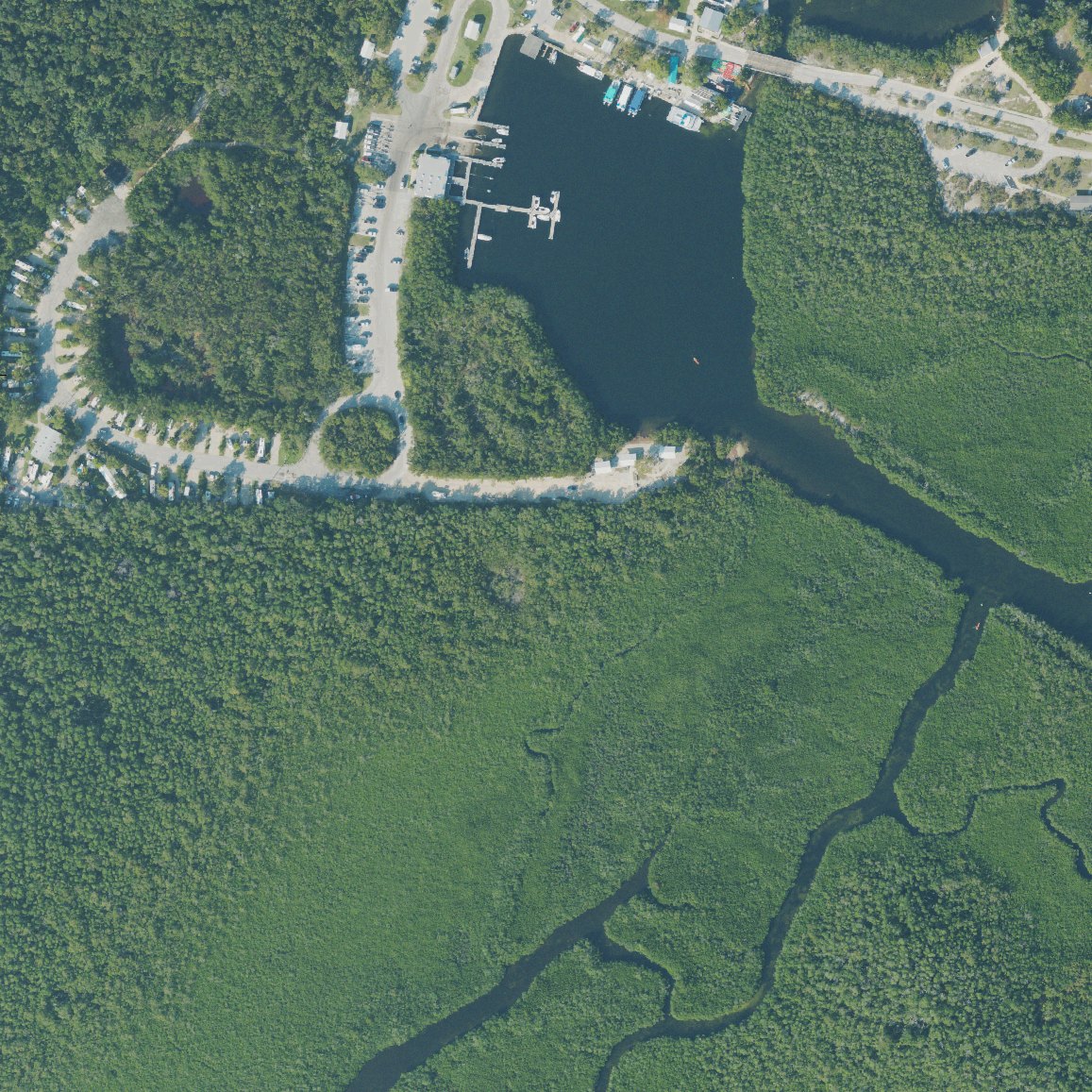 Aerial map of Far Beach