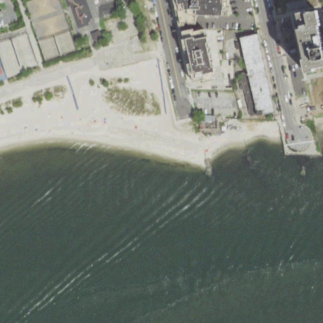Aerial map of Far Rockaway Beach & Swimming
