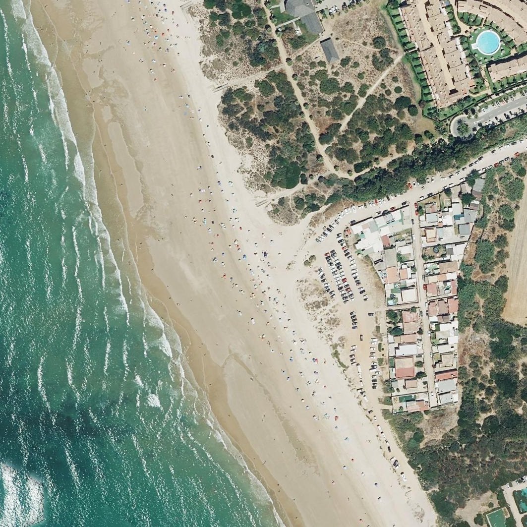 Aerial map of Faro Blanco