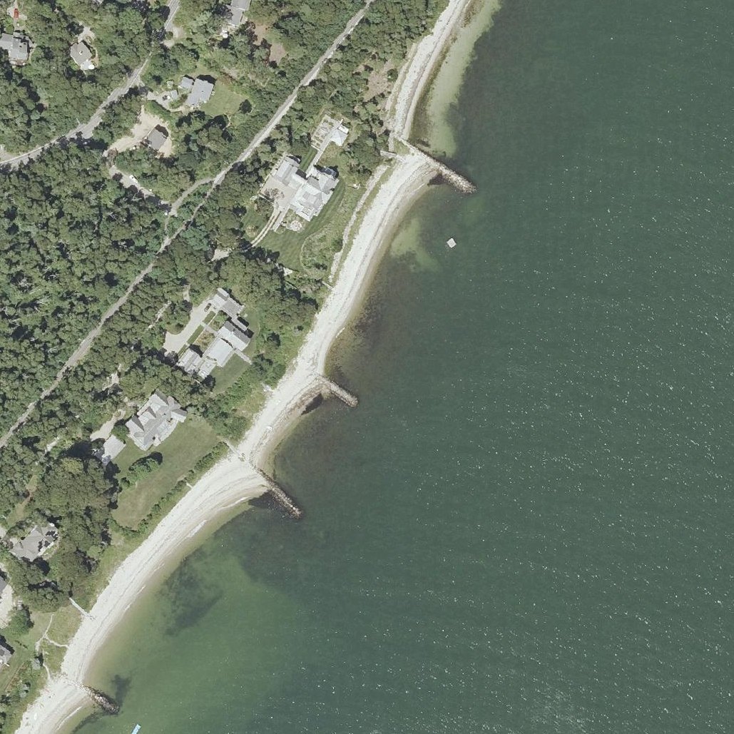 Aerial map of Fay Beach