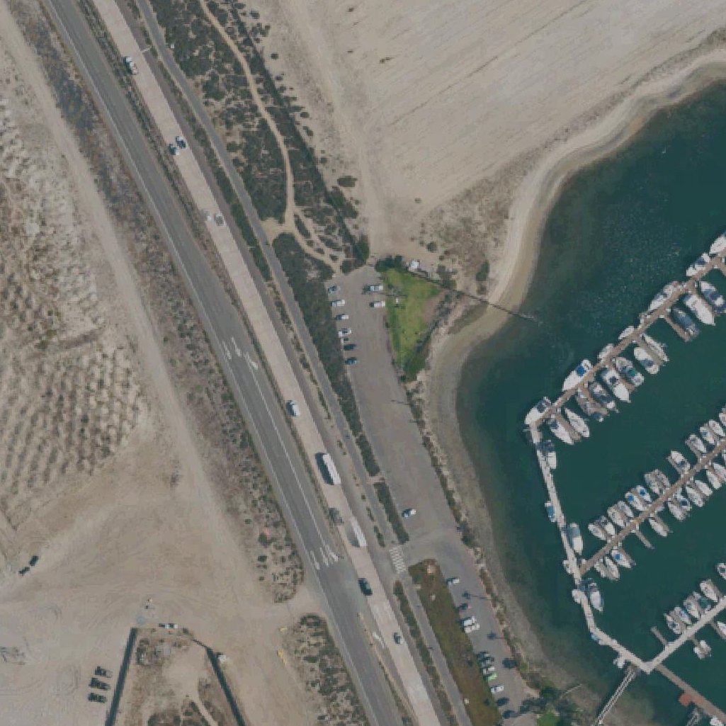 Aerial map of Fiddlers Cove Dog Run