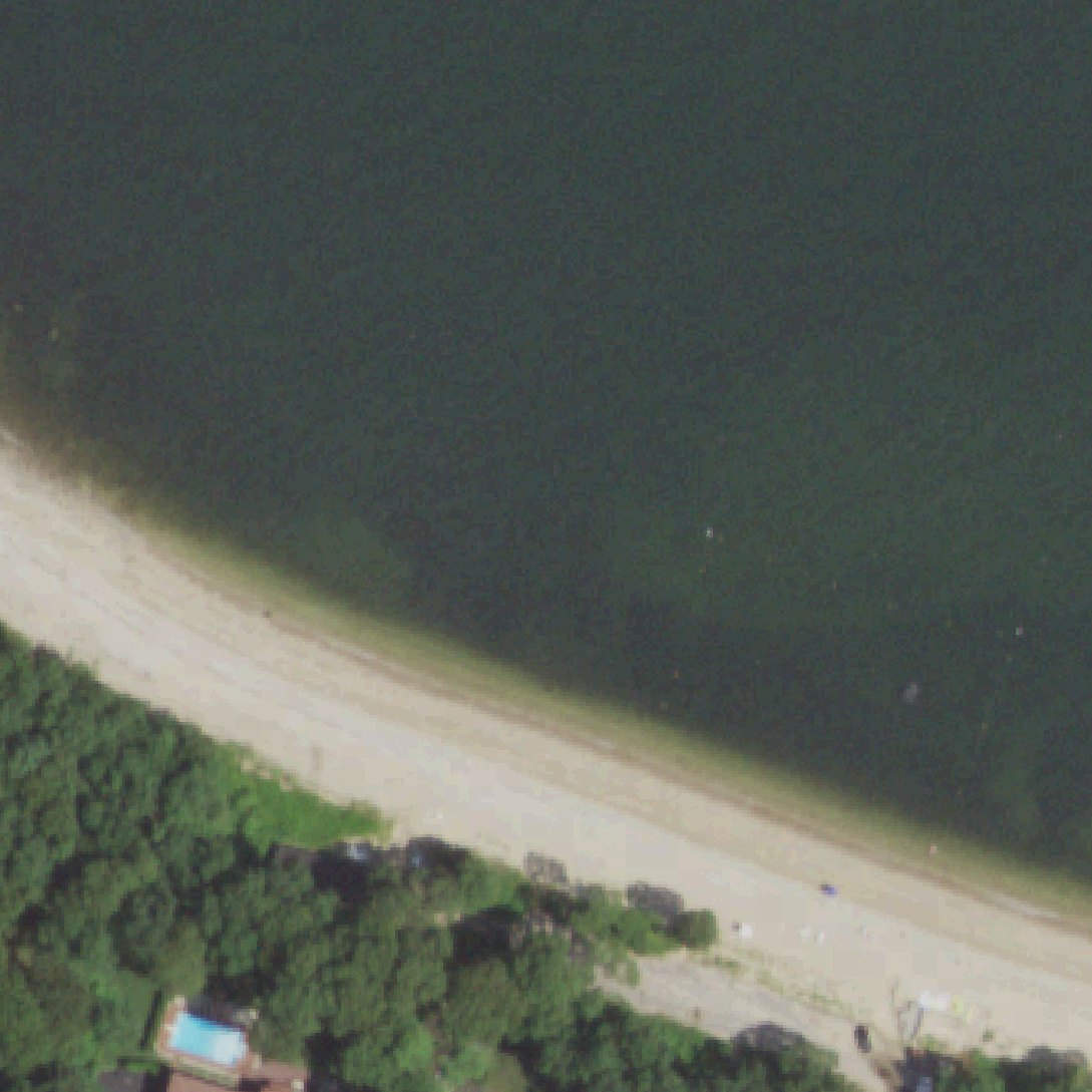 Aerial map of Fiddlers Green Beach