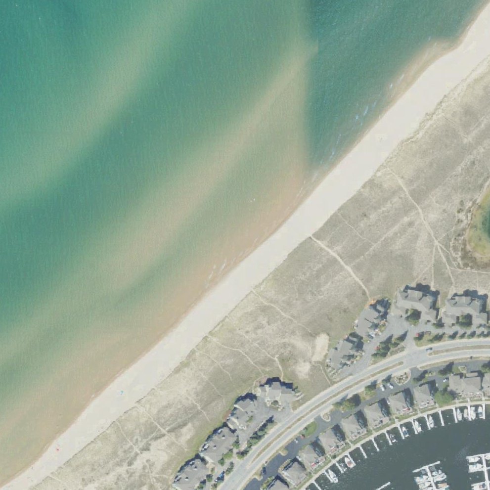 Aerial map of Fifth Avenue Beach