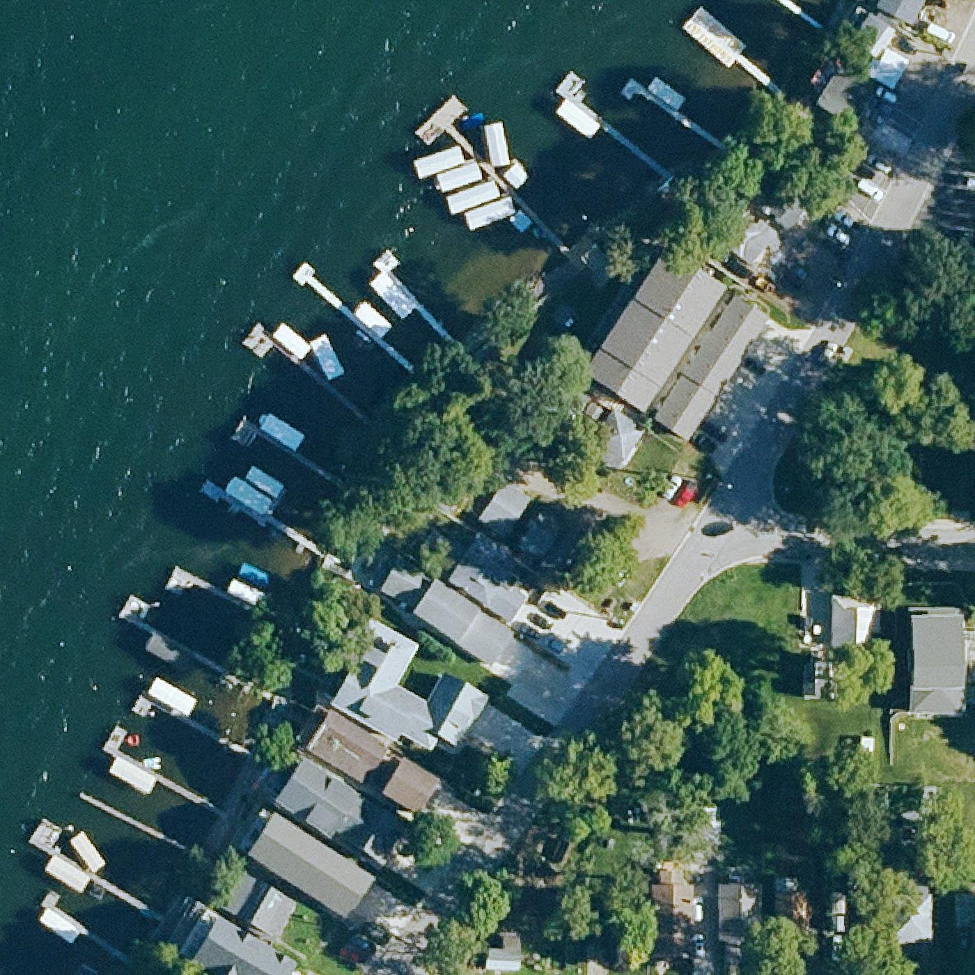Aerial map of Fillenworth Beach