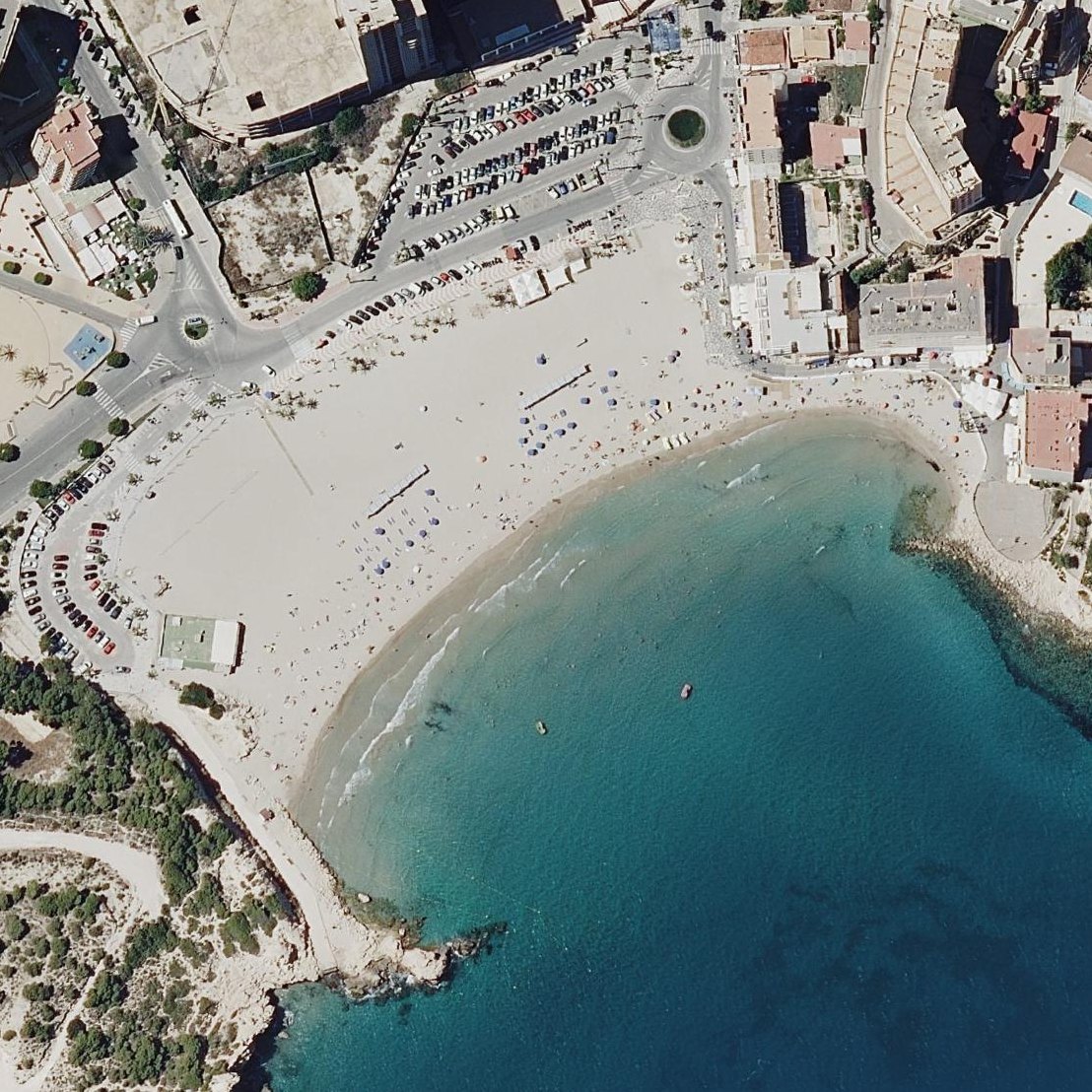 Aerial map of Finestrat Cove