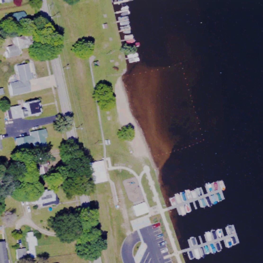 Aerial map of Firemans Beach