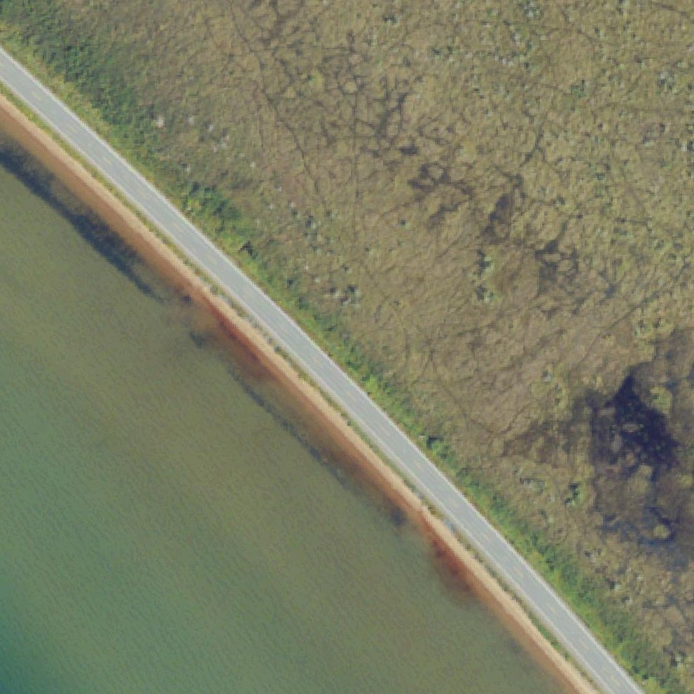 Aerial map of First Sand Beach