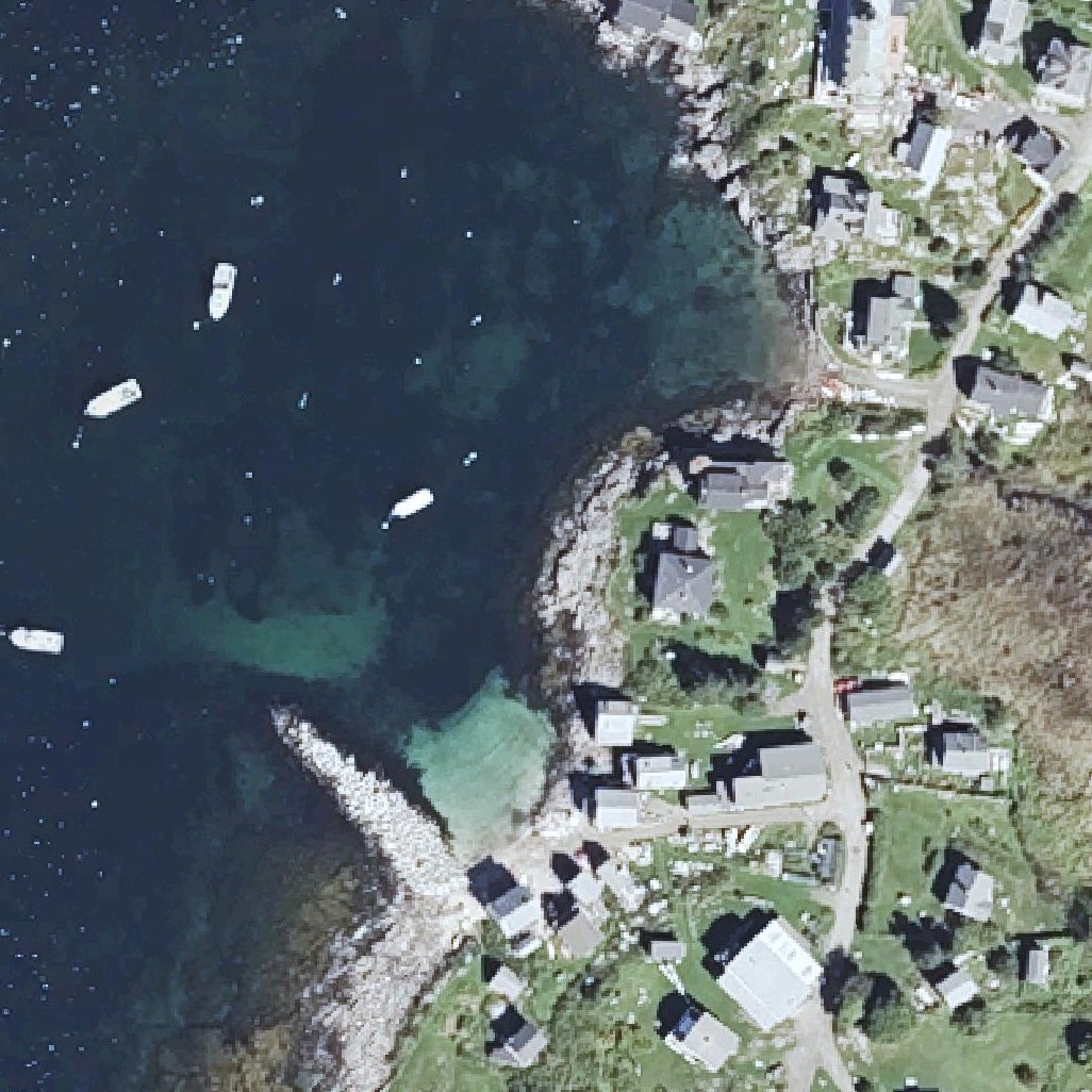Aerial map of Fish Beach