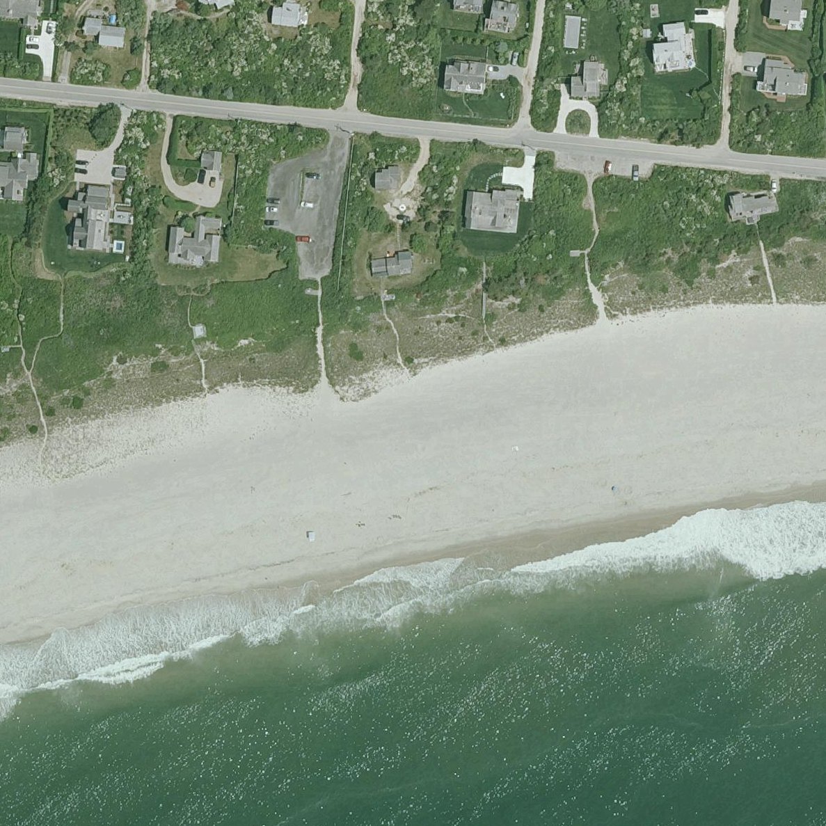 Aerial map of Fisherman's Beach