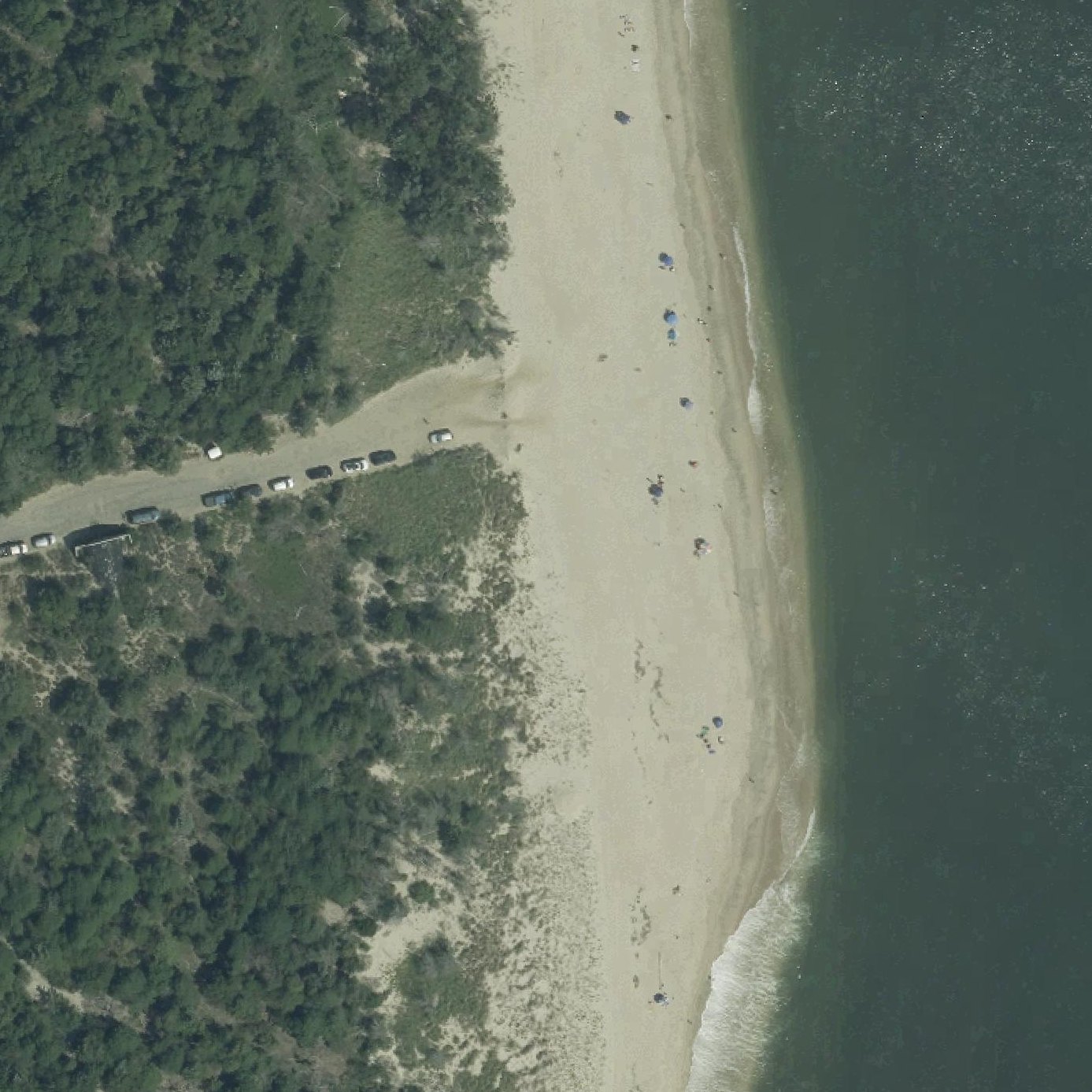 Aerial map of Fishing Beach