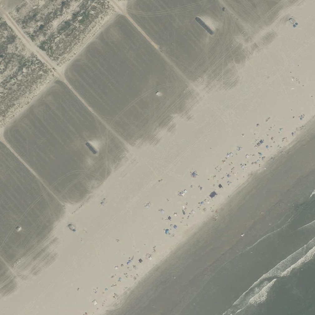 Aerial map of Five Mile Beach