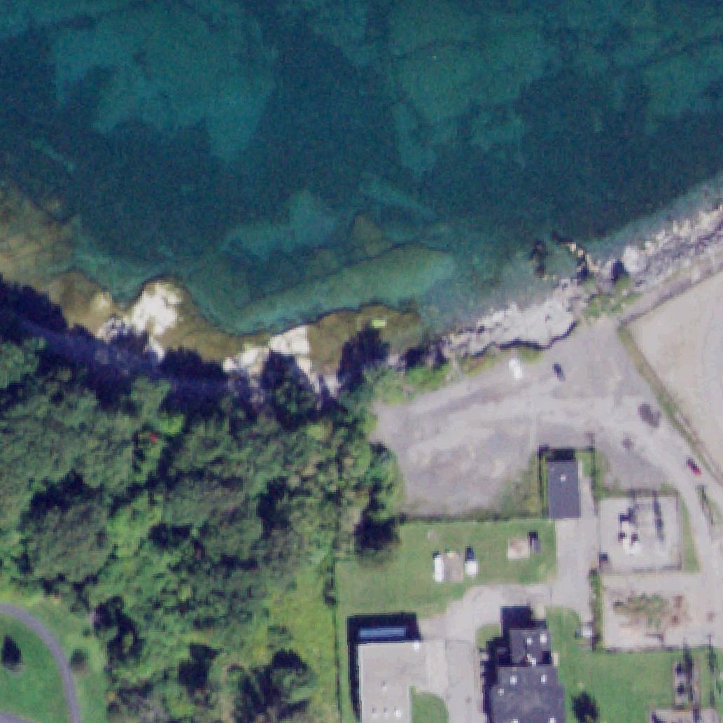 Aerial map of Flat Rock