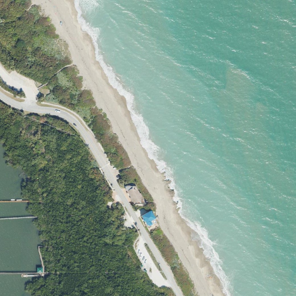 Aerial map of Fletcher Beach