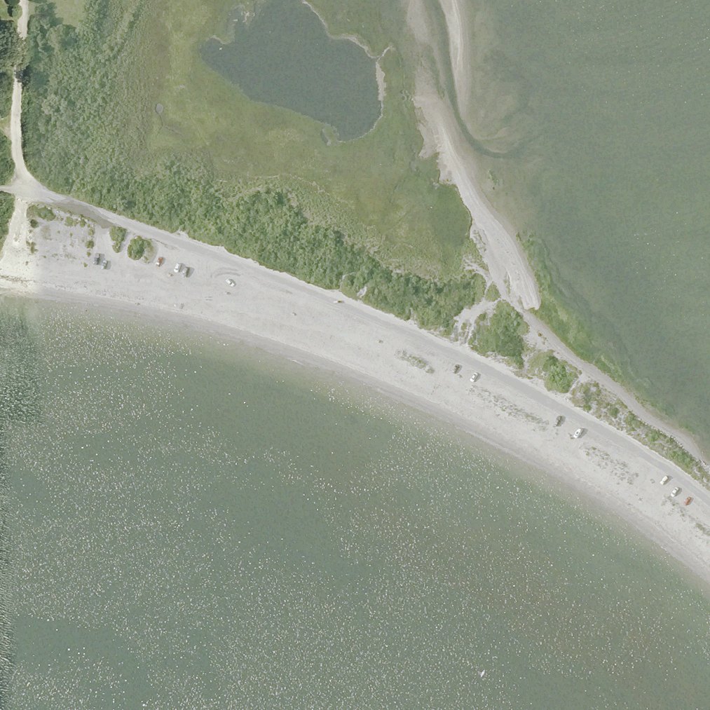Aerial map of Fogland Beach